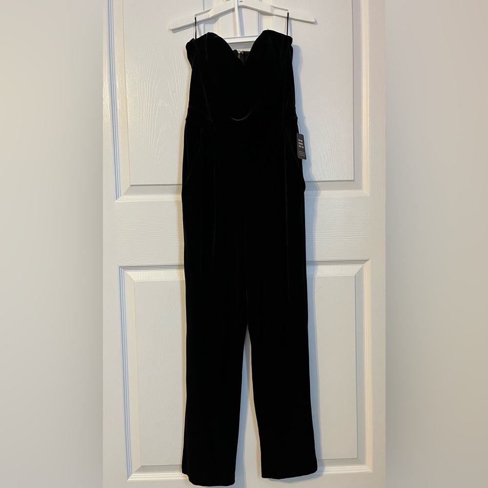 Black Velvet Express Jumpsuit